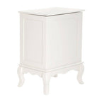 Ivory Finish Laundry Hamper with Lift Up Lid | Marcella