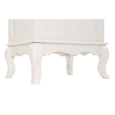 Ivory Finish Laundry Hamper with Lift Up Lid | Marcella