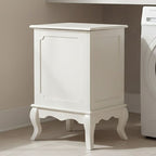 Ivory Finish Laundry Hamper with Lift Up Lid | Marcella