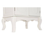 Double Door Ivory Finish Cabinet | Marcella