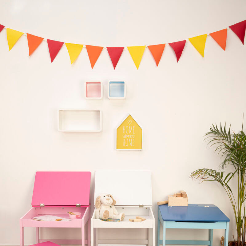 Set of Three Varied White | Wall Cubes