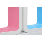 Set of Three Varied White | Wall Cubes