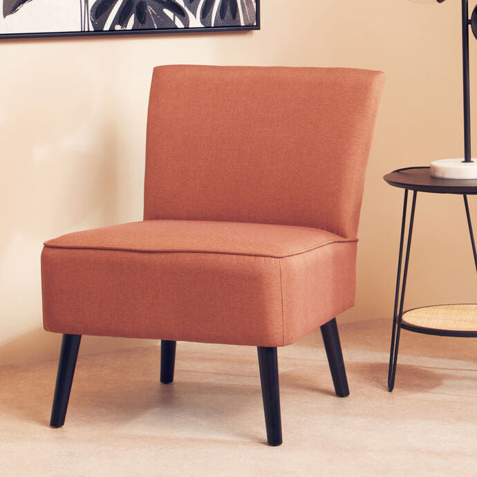 Terracotta Fabric Chair | Stockholm