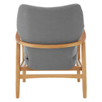 Grey Chair with Birchwood Frame | Stockholm