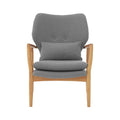 Grey Chair with Birchwood Frame | Stockholm