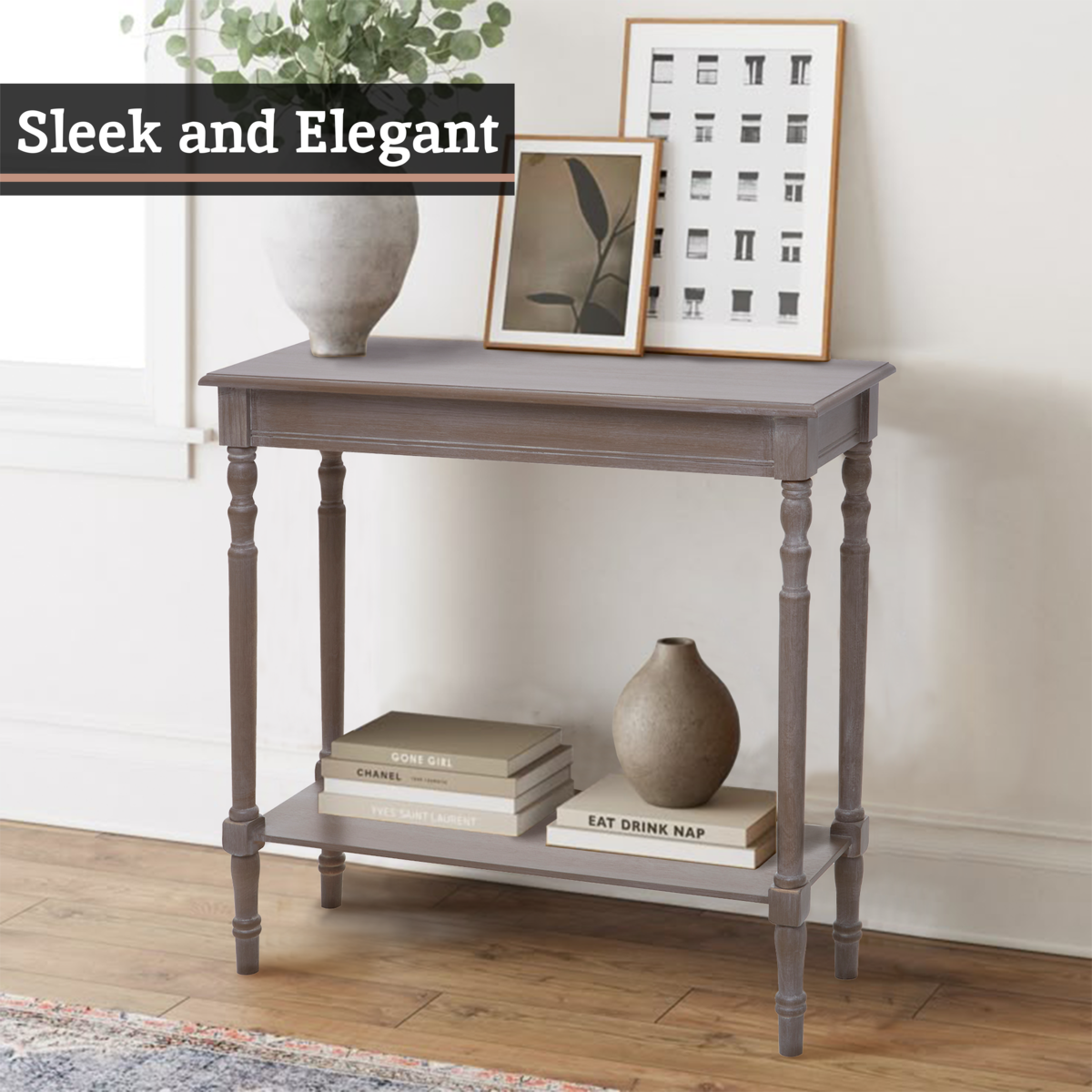 Heritage Natural Wash Console Table