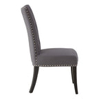 Grey Cotton and Linen Dining Chair | Regents Park