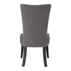 Grey Cotton and Linen Dining Chair | Regents Park