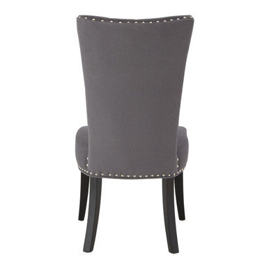 Grey Cotton and Linen Dining Chair | Regents Park