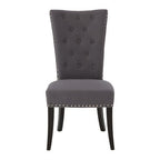 Grey Cotton and Linen Dining Chair | Regents Park