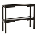 Black Console Table with Storage | Osaka
