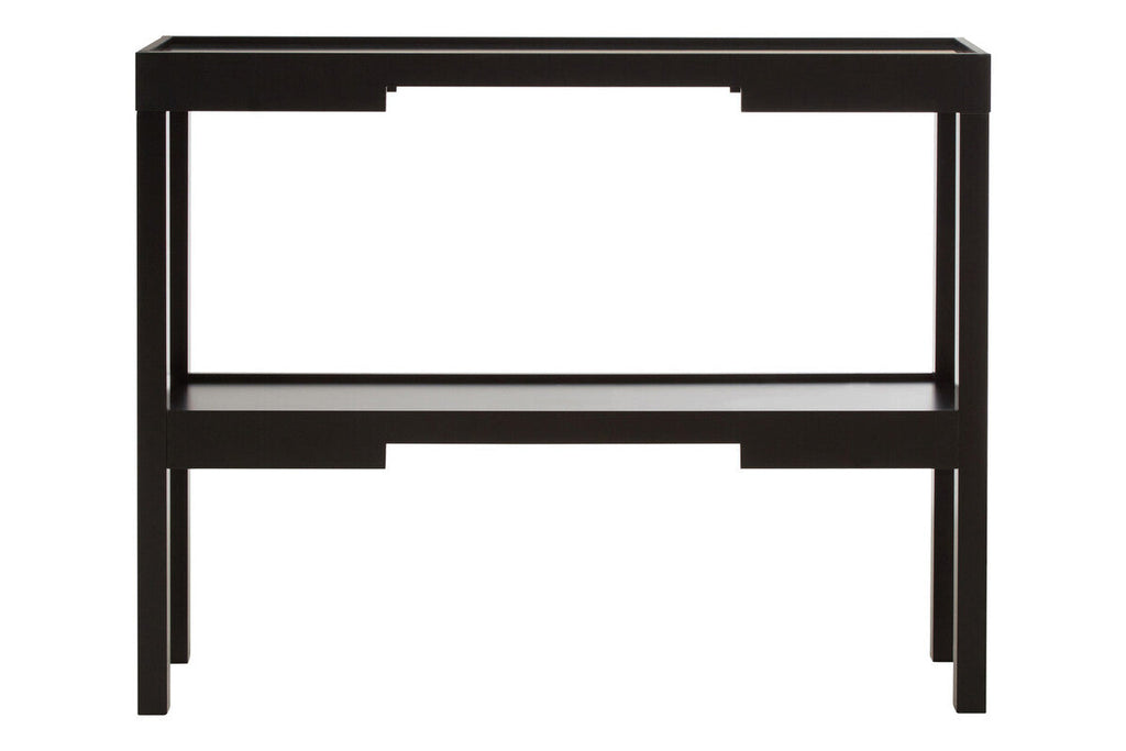 Black Console Table with Storage | Osaka