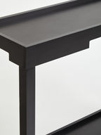 Black Console Table with Storage | Osaka