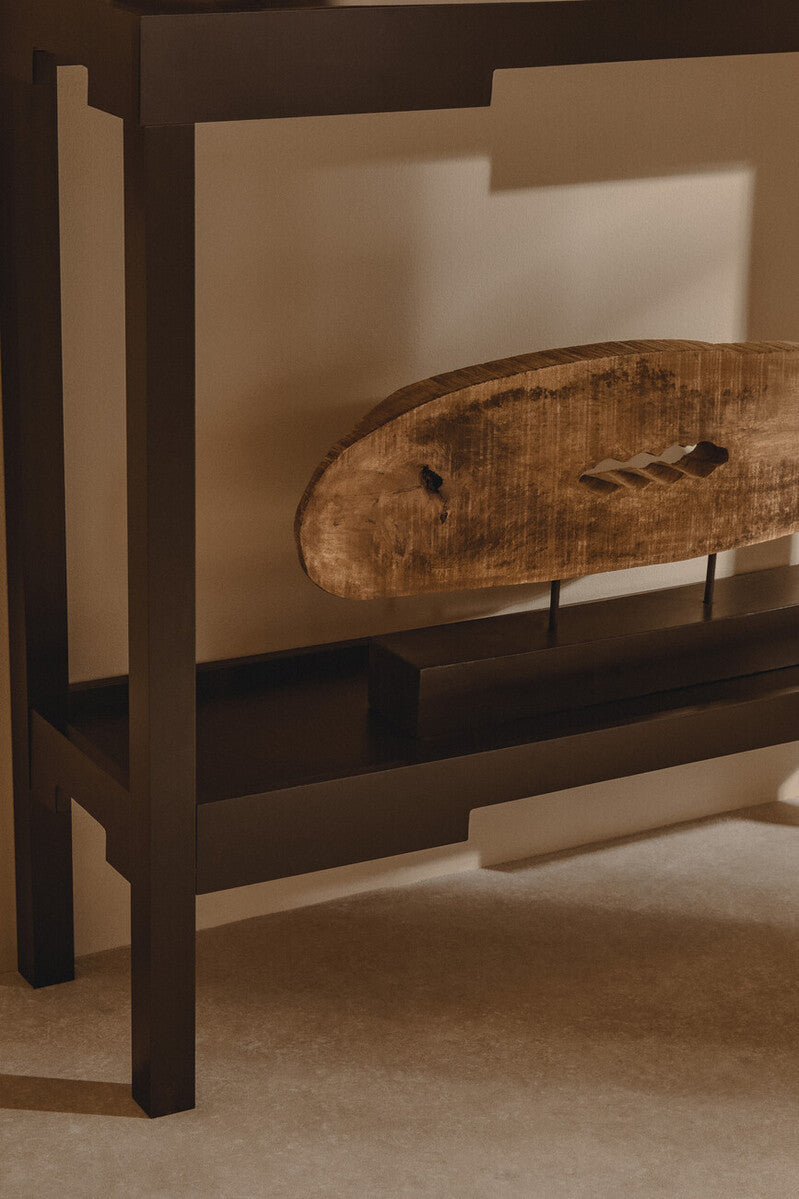Black Console Table with Storage | Osaka