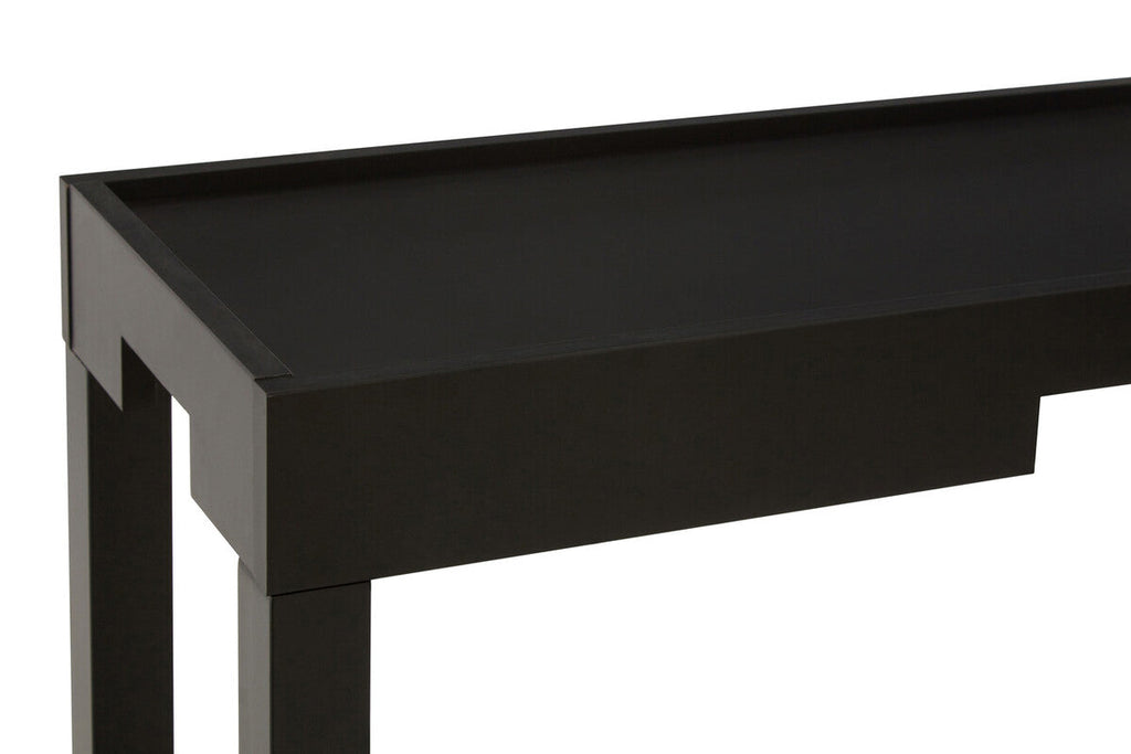 Black Console Table with Storage | Osaka