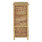 Storage Unit with 6 Water Hyacinth Drawers | Padstow