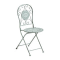 Grey Metal Chair | Cafe Cassis