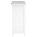 New England White Mdf 6 Drawers Chest