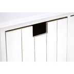 White Storage Bench with 4 Drawers | New England