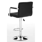 Black Leather Effect Bar Chair | Starz