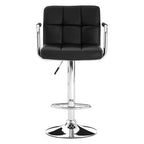 Black Leather Effect Bar Chair | Starz