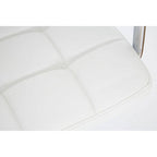 White Leather Effect Bar Chair | Starz
