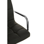 Grey Leather Effect Bar Chair | Starz