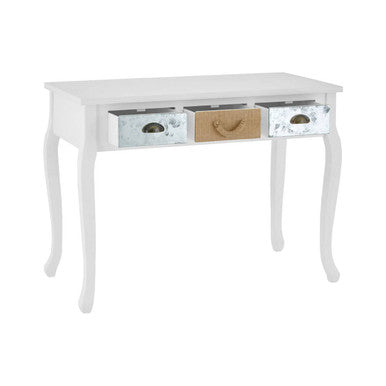 White Console Table with 3 Drawers | Weymouth