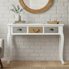 White Console Table with 3 Drawers | Weymouth