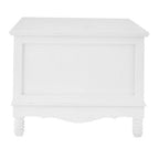 White and Natural Storage Rectangular Coffee Table with 3 Drawers | Weymouth