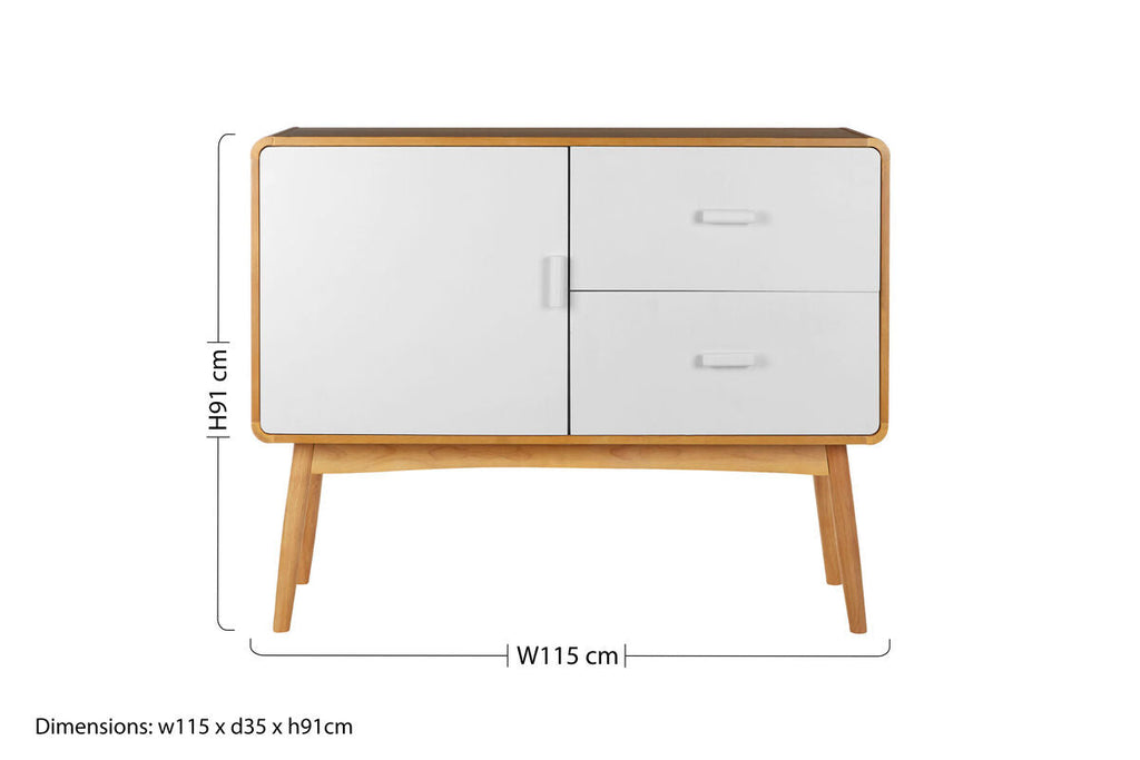 1 Door and 2 Drawers Sideboard | Malmo