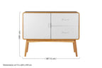 1 Door and 2 Drawers Sideboard | Malmo