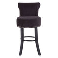 Black Velvet Bar Chair | Regents Park