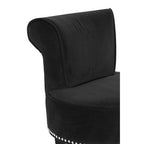 Black Velvet Bar Chair | Regents Park