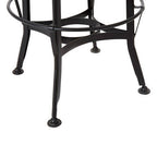 Adjustable Wooden Seat Bar Stool | New Foundry