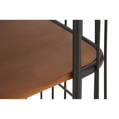 Wood and Metal 6 Tier Shelf Unit | New Foundry