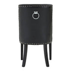 Black Leather Effect Dining Chair | Rodeo