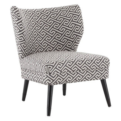 Greek Key Design Accent Chair | Regents Park
