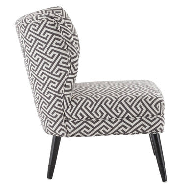 Greek Key Design Accent Chair | Regents Park