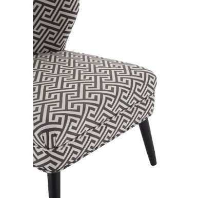 Greek Key Design Accent Chair | Regents Park