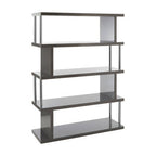 4 Tier Grey Gloss Shelf Unit | Maze