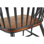 Walnut Wood and Metal Armchair | New Foundry