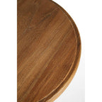 Elm Wood and Metal Bar Stool | New Foundry