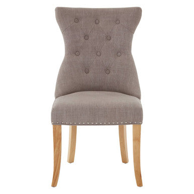 Mink Linen Dining Chair | Regents Park