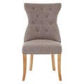 Mink Linen Dining Chair | Regents Park