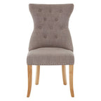 Mink Linen Dining Chair | Regents Park