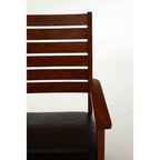Brown Leather Effect Rocking Chair | Relax