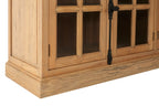 Lyon Oak Wood Sideboard with Washed Grey Finish