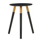 Black and Gold Round Side Table | Nostra
