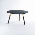 Black and Gold Round Coffee Table | Nostra